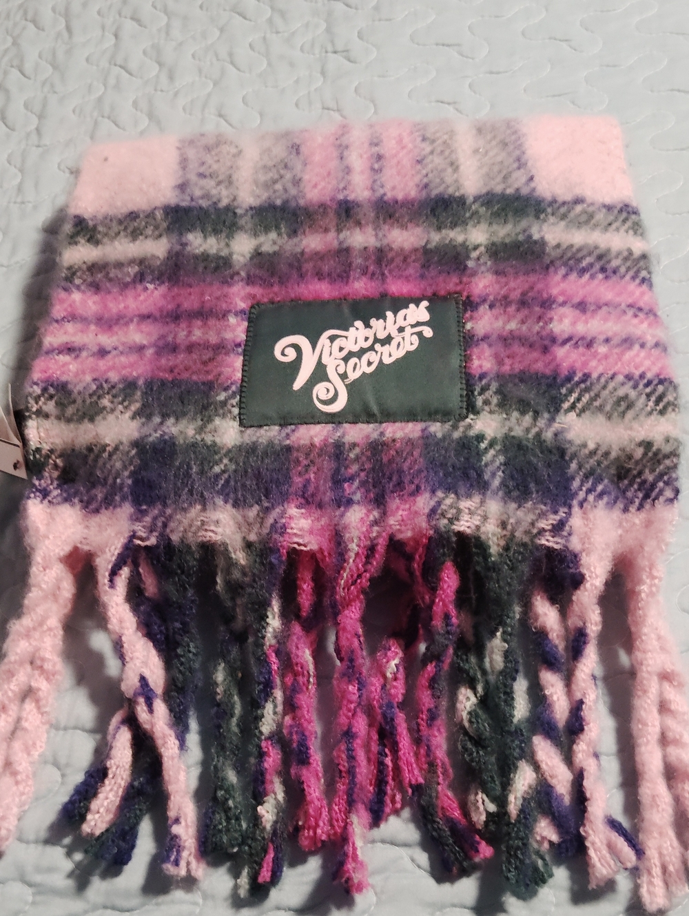 NWT Victoria Secret Scarf, Pink & Green